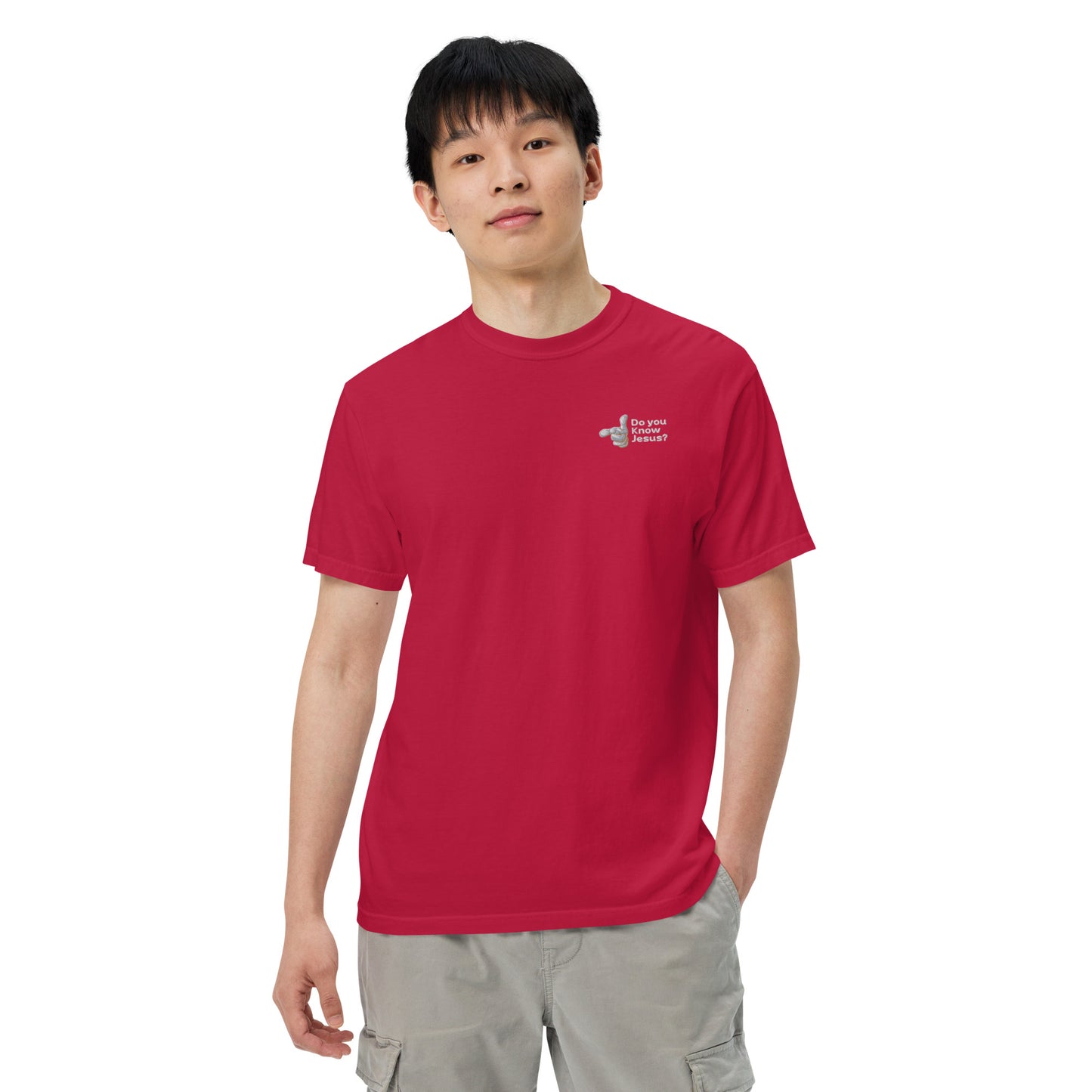 DUKJ Men’s garment-dyed heavyweight t-shirt