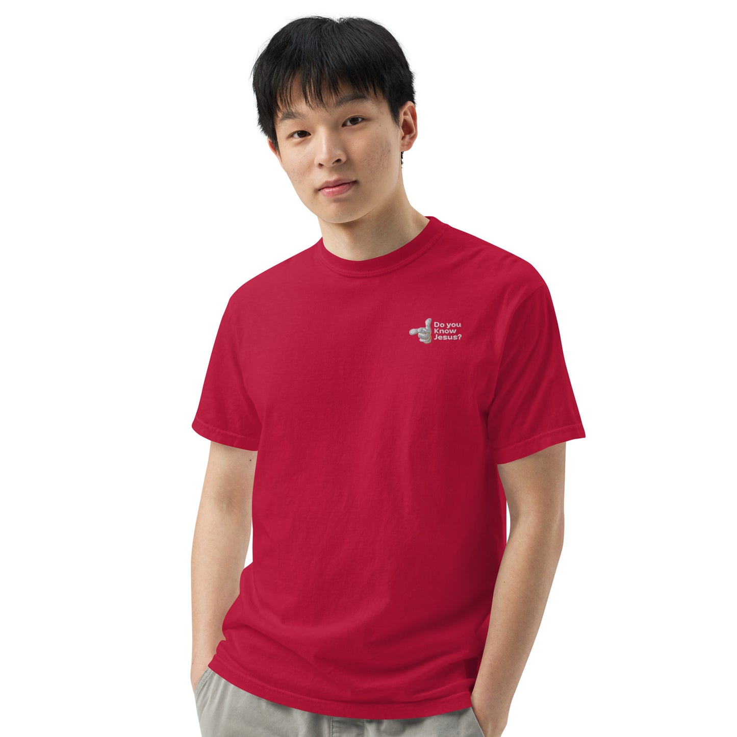 DUKJ Men’s garment-dyed heavyweight t-shirt