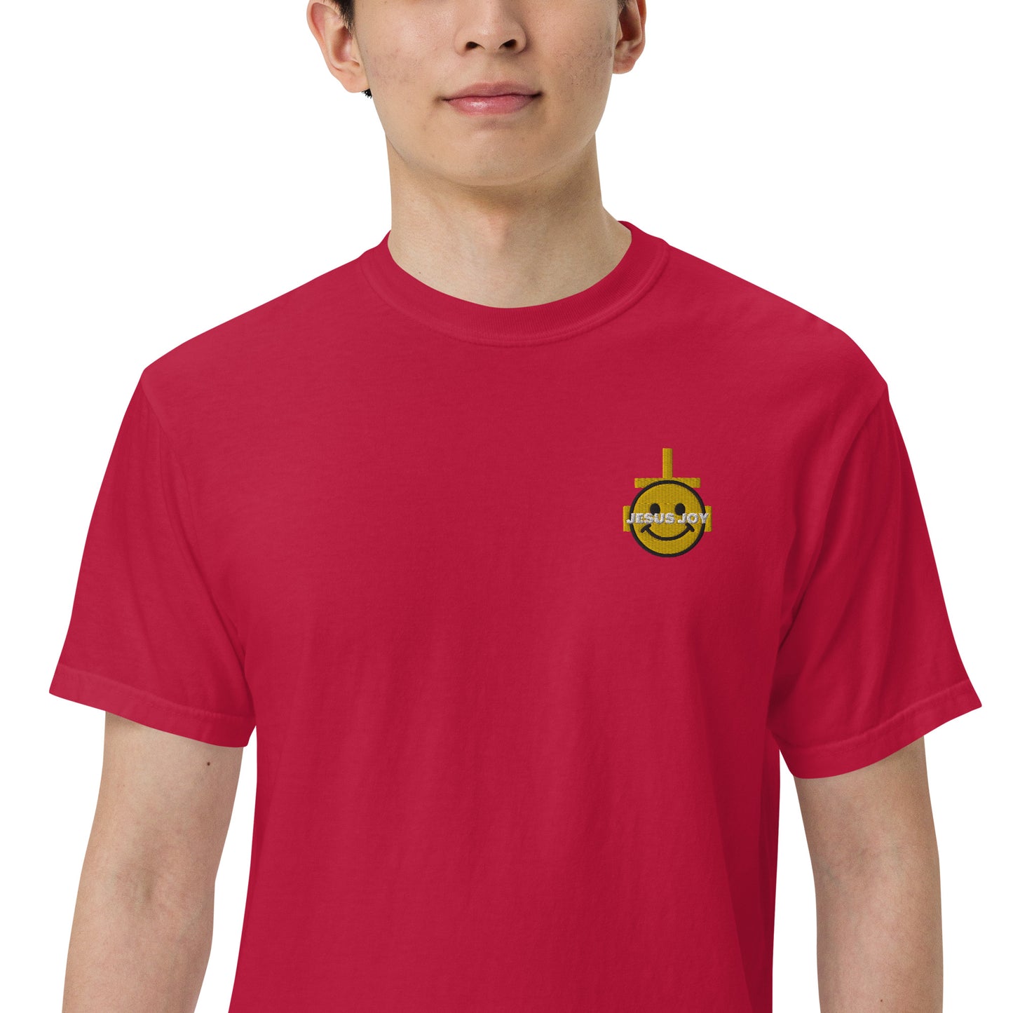 JESUS JOY Men’s garment-dyed heavyweight t-shirt