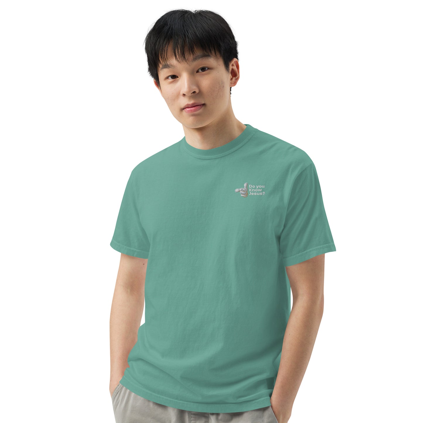 DUKJ Men’s garment-dyed heavyweight t-shirt