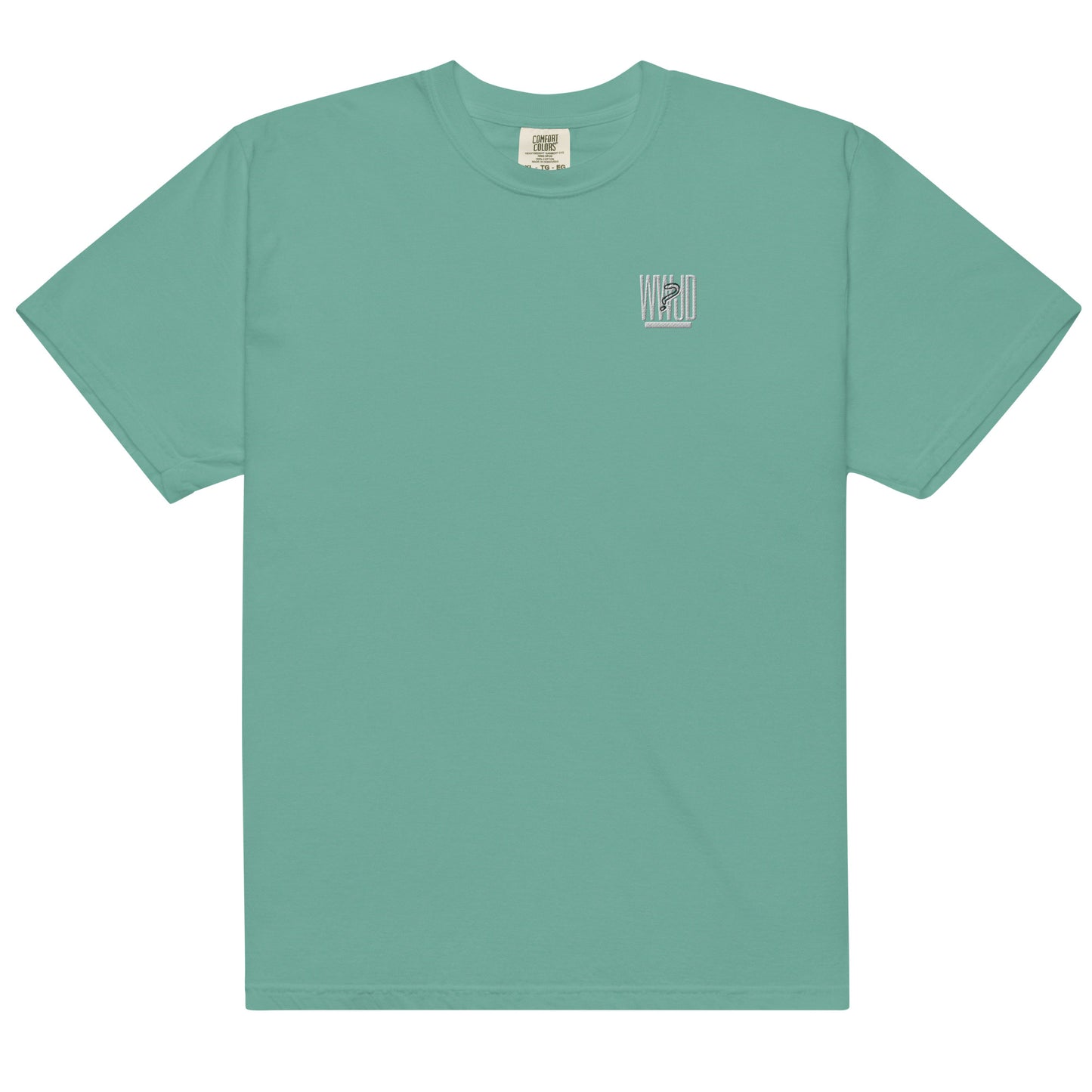 WWJD Men’s garment-dyed heavyweight t-shirt