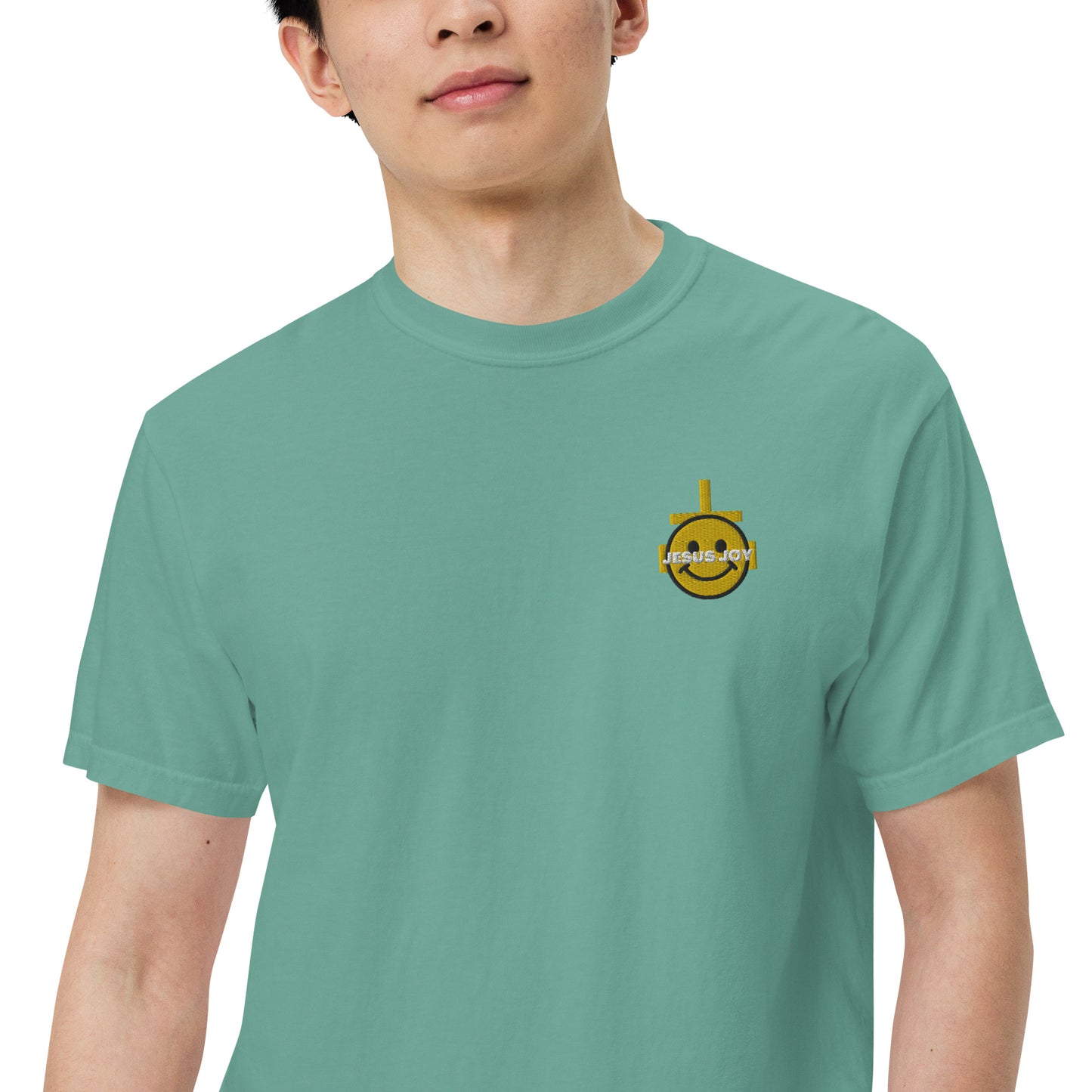 JESUS JOY Men’s garment-dyed heavyweight t-shirt