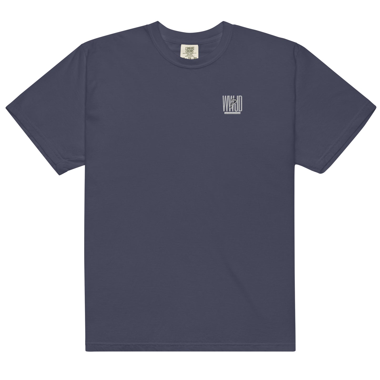 WWJD Men’s garment-dyed heavyweight t-shirt