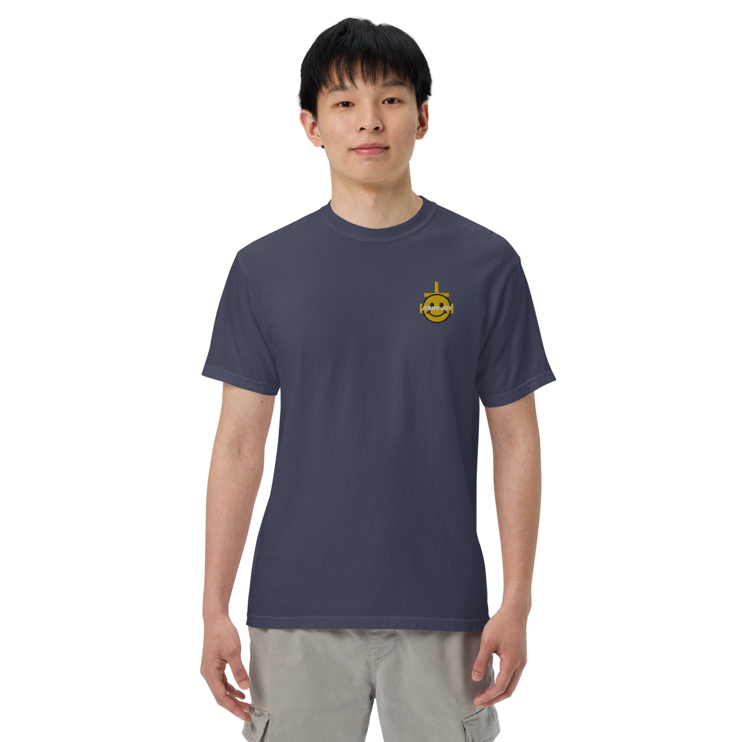 JESUS JOY Men’s garment-dyed heavyweight t-shirt