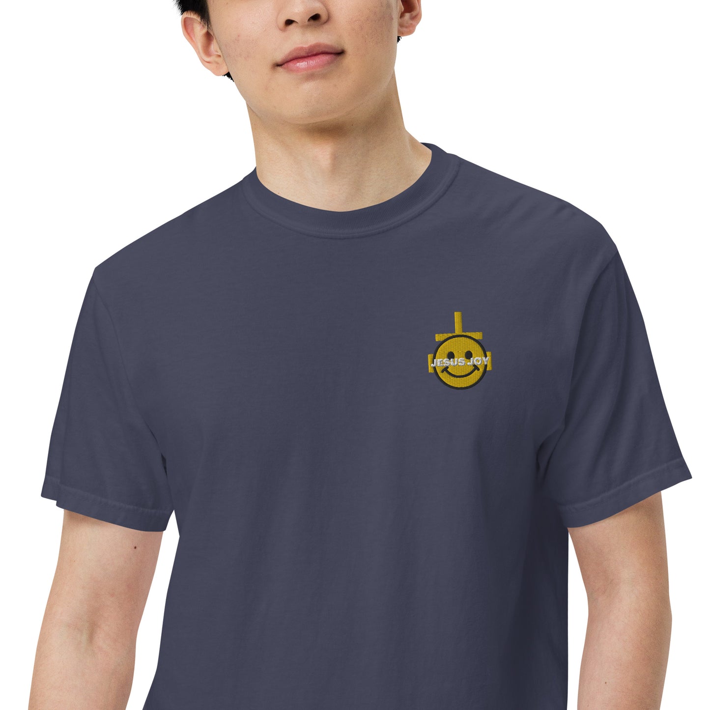 JESUS JOY Men’s garment-dyed heavyweight t-shirt