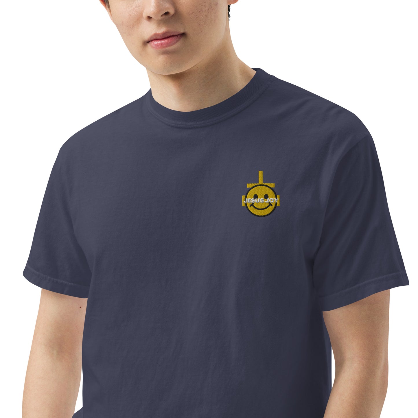 JESUS JOY Men’s garment-dyed heavyweight t-shirt