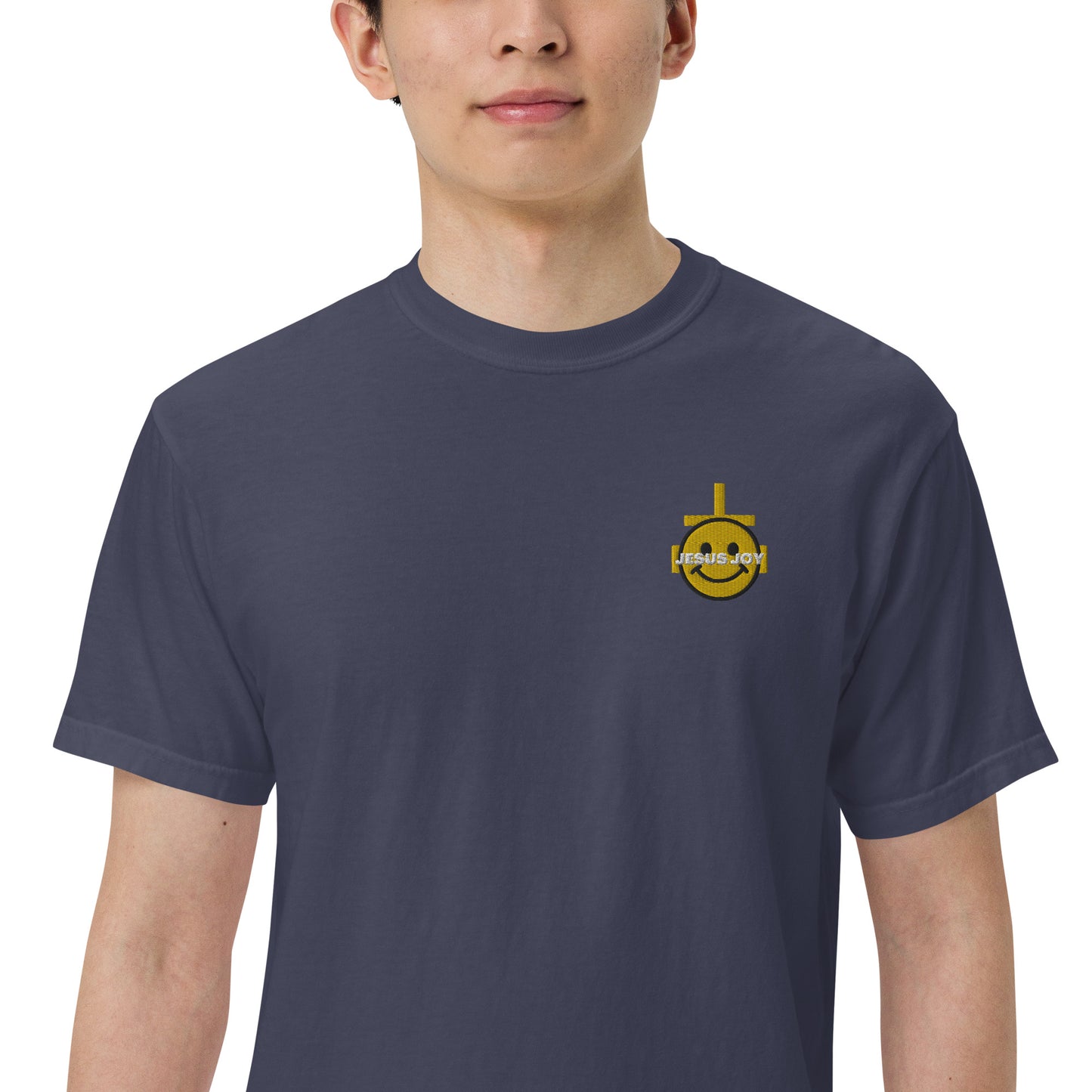 JESUS JOY Men’s garment-dyed heavyweight t-shirt