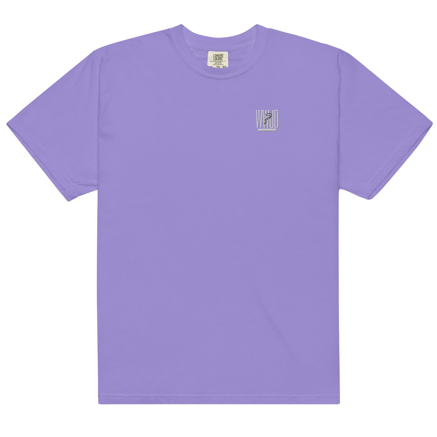WWJD Men’s garment-dyed heavyweight t-shirt