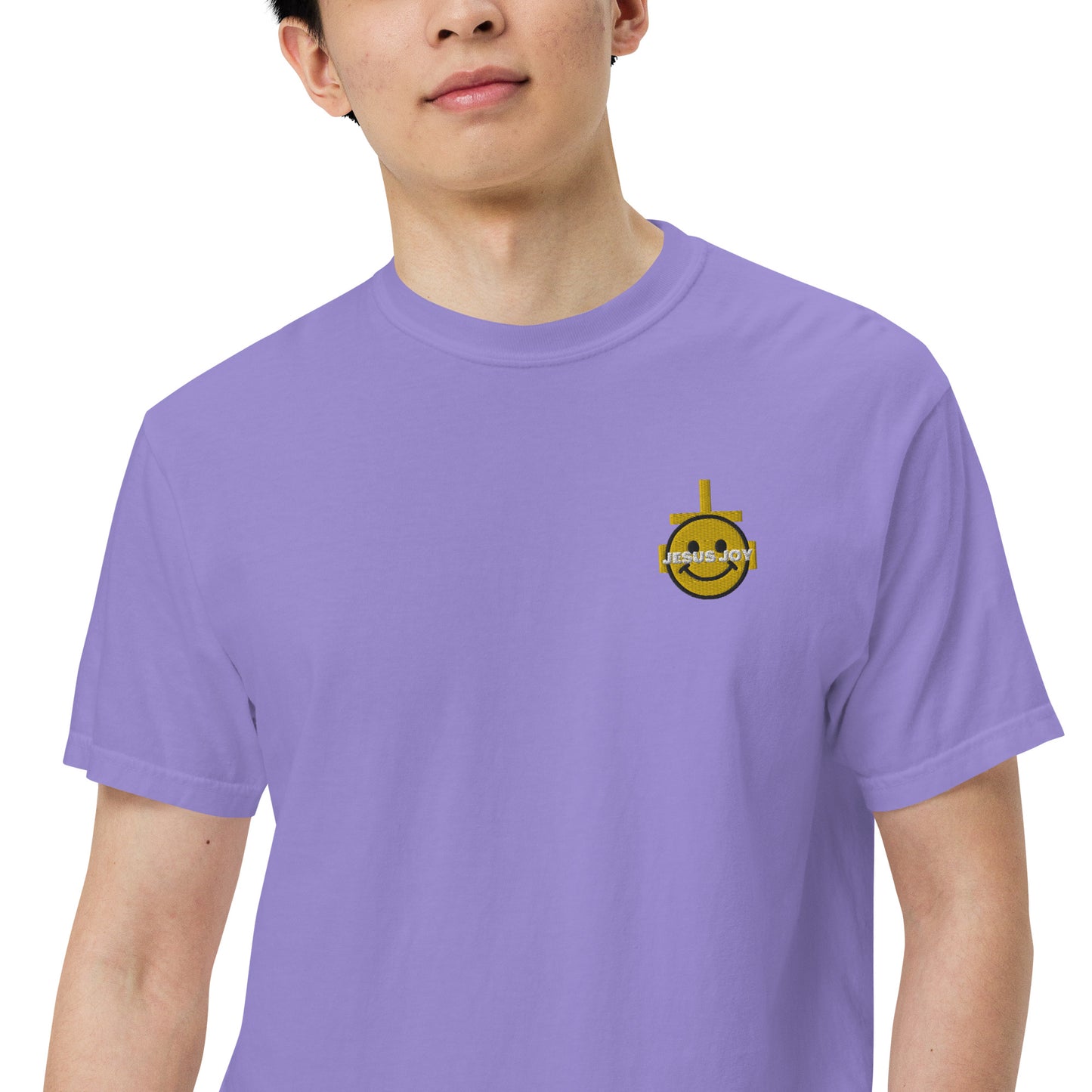 JESUS JOY Men’s garment-dyed heavyweight t-shirt