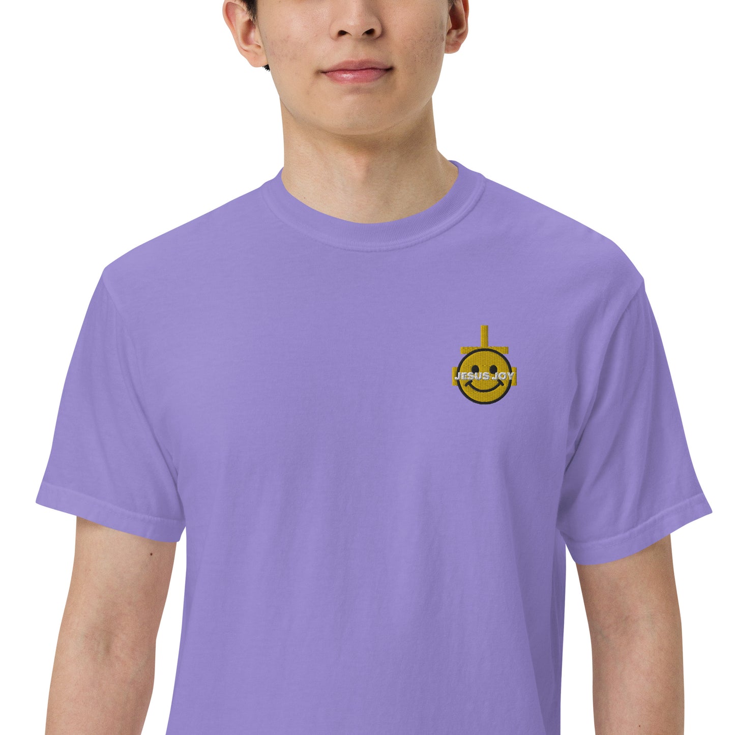 JESUS JOY Men’s garment-dyed heavyweight t-shirt