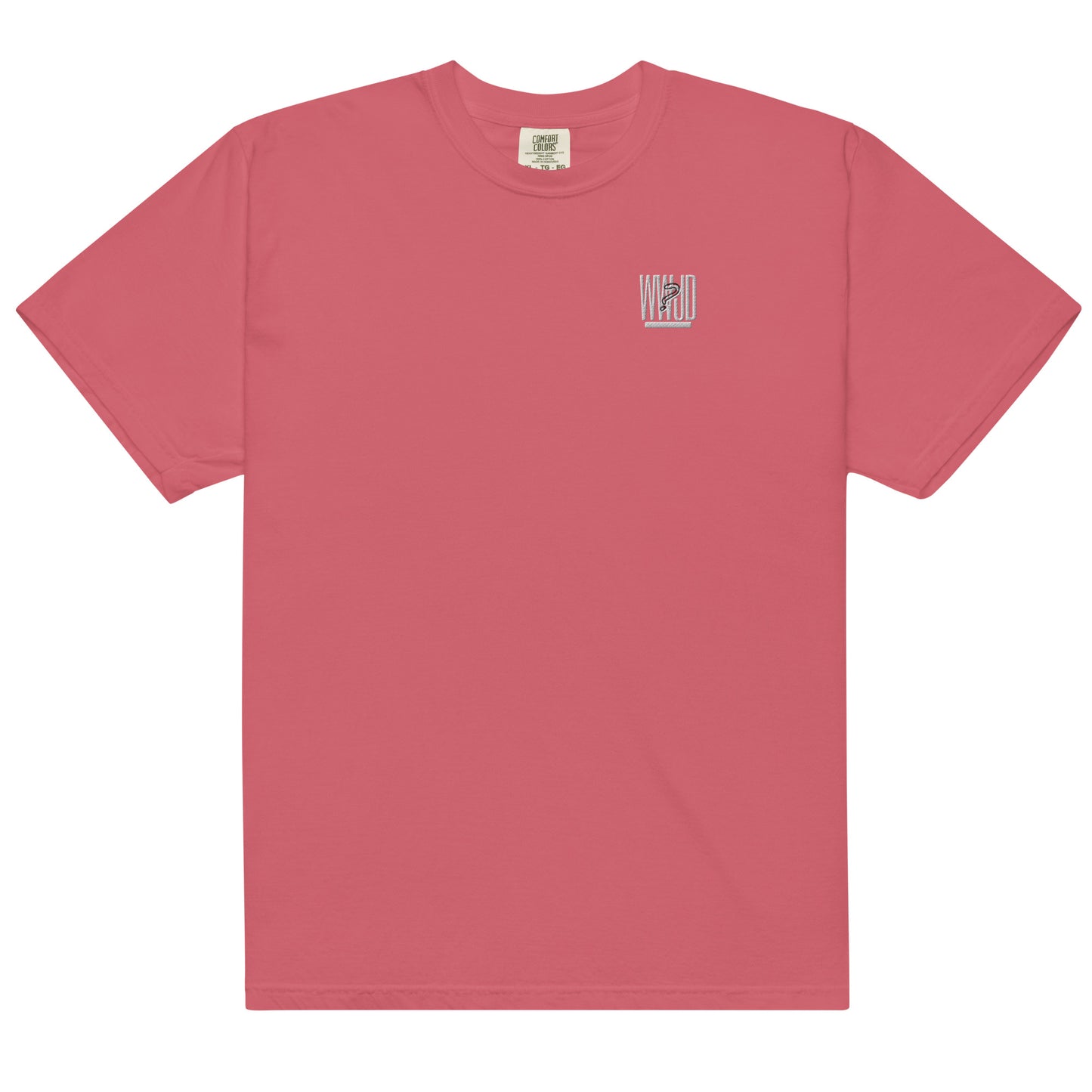 WWJD Men’s garment-dyed heavyweight t-shirt