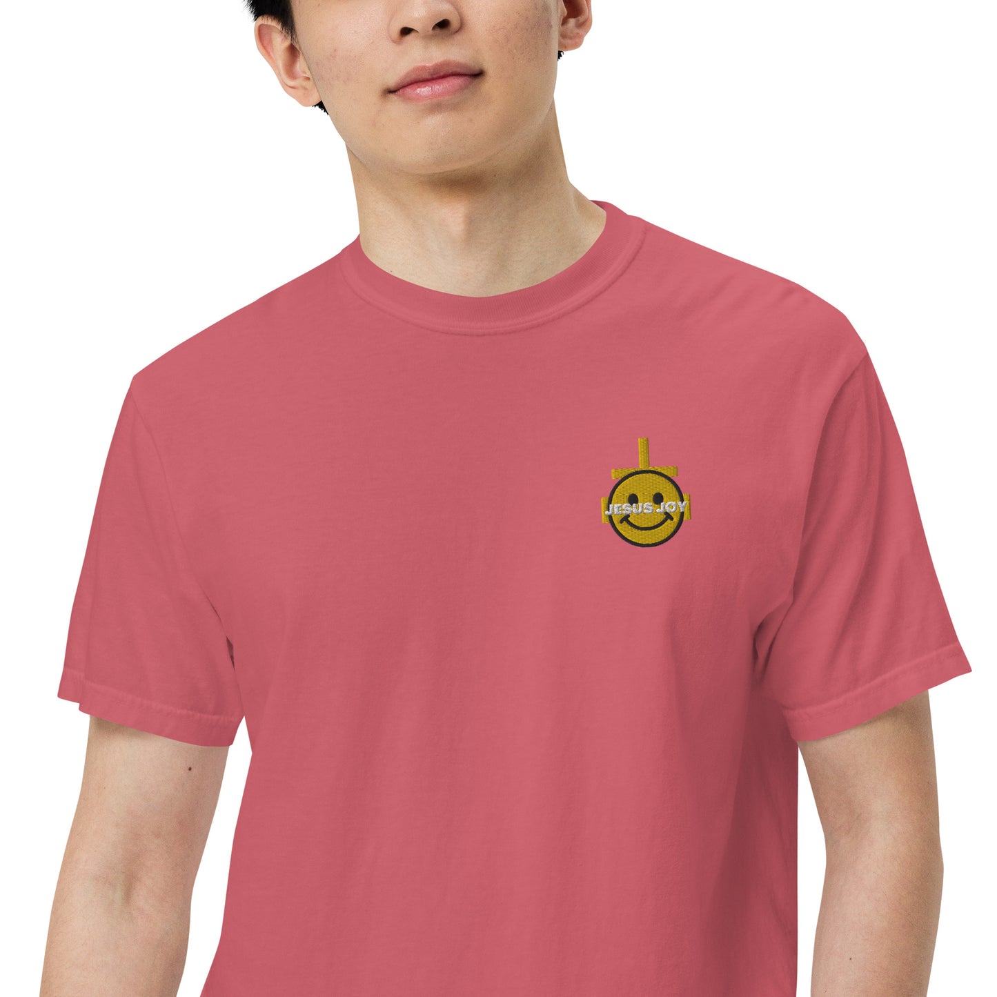 JESUS JOY Men’s garment-dyed heavyweight t-shirt