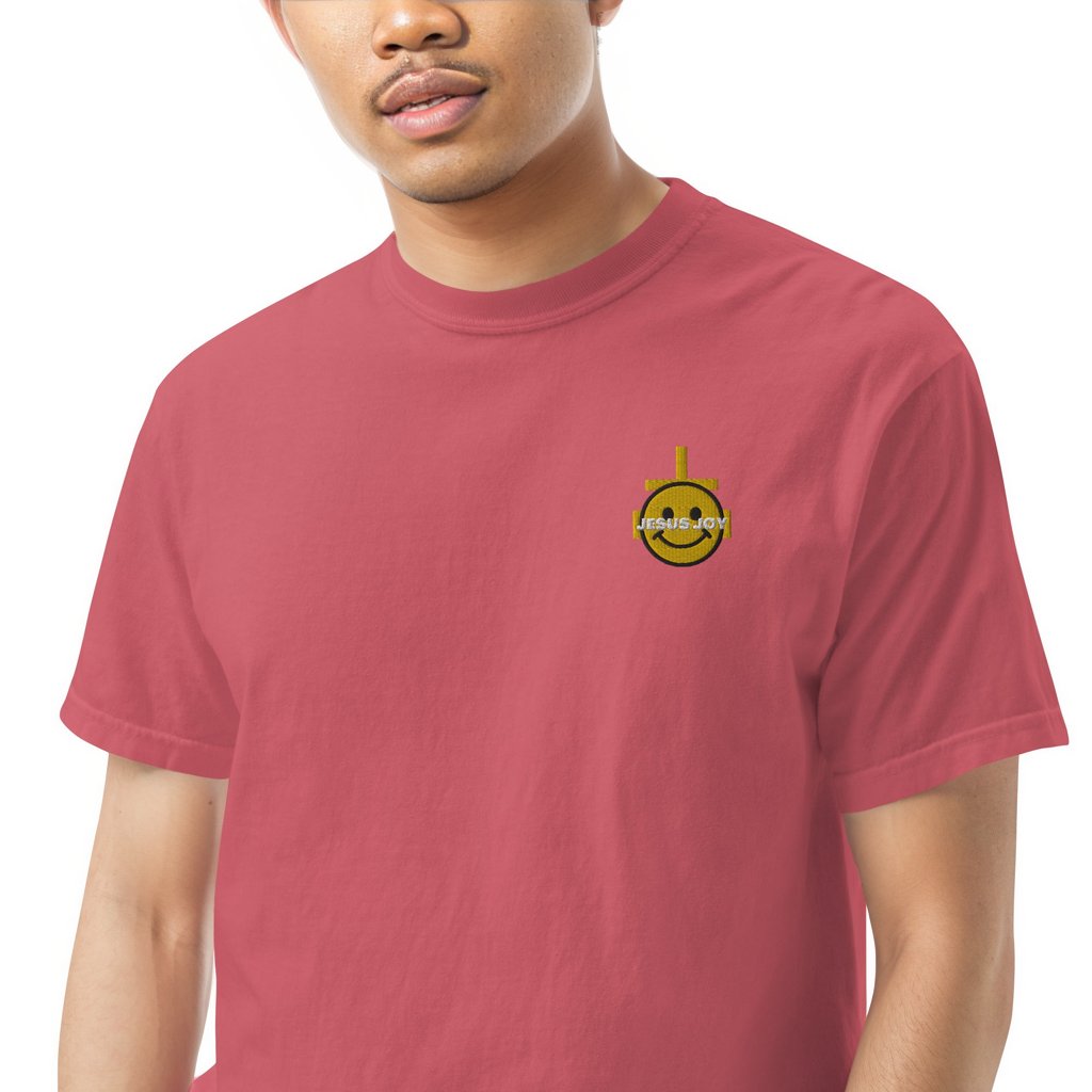 JESUS JOY Men’s garment-dyed heavyweight t-shirt