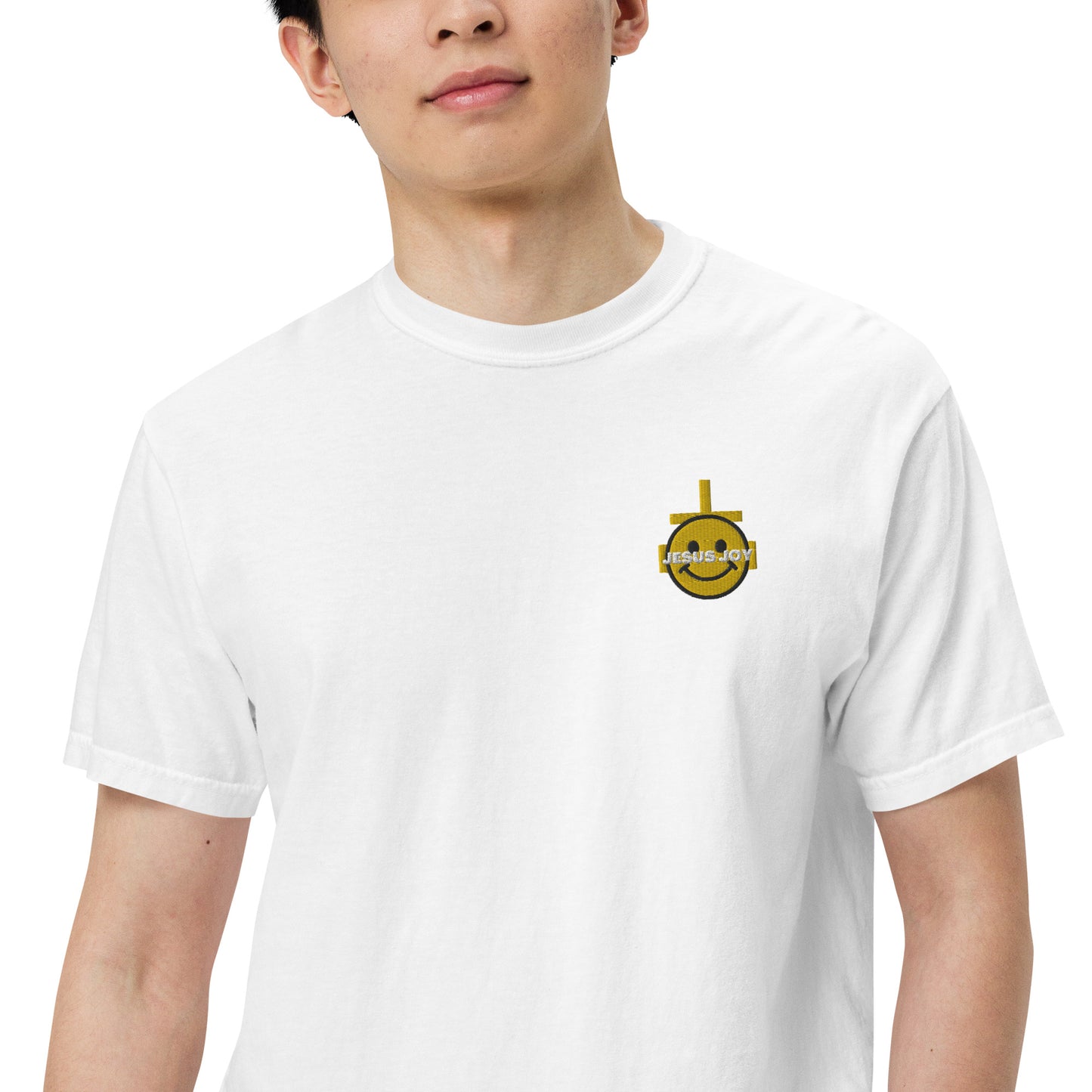 JESUS JOY Men’s garment-dyed heavyweight t-shirt
