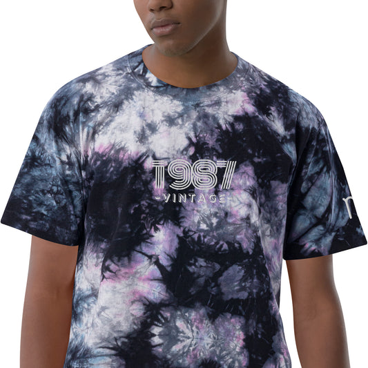 Oversized 1987 tie-dye Tee