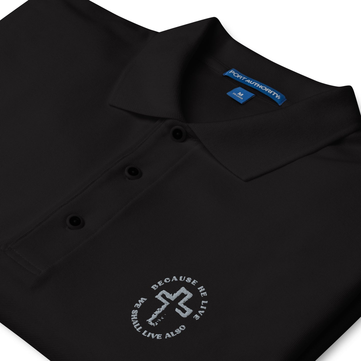 Because He Lives - Men's Premium Polo
