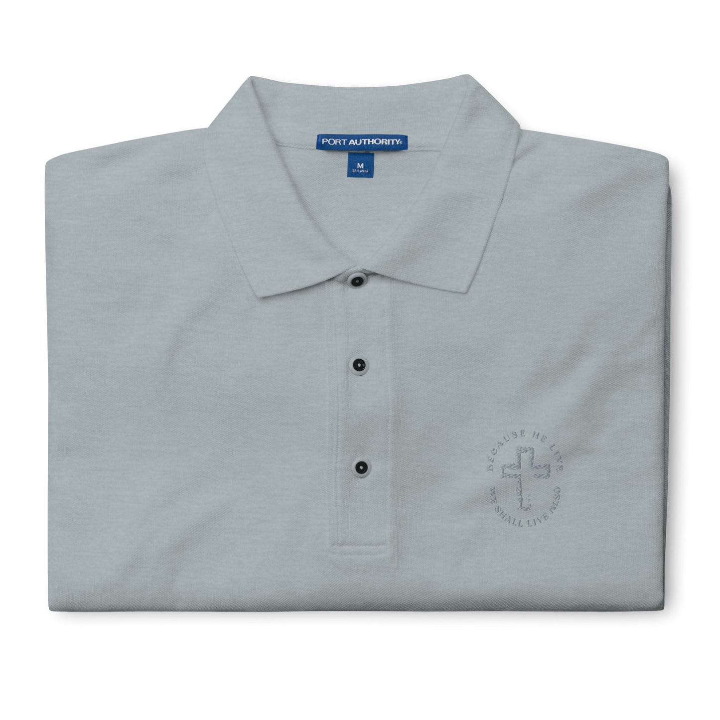 Because He Lives - Men's Premium Polo
