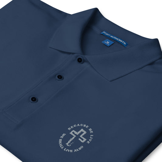 Because He Lives - Men's Premium Polo