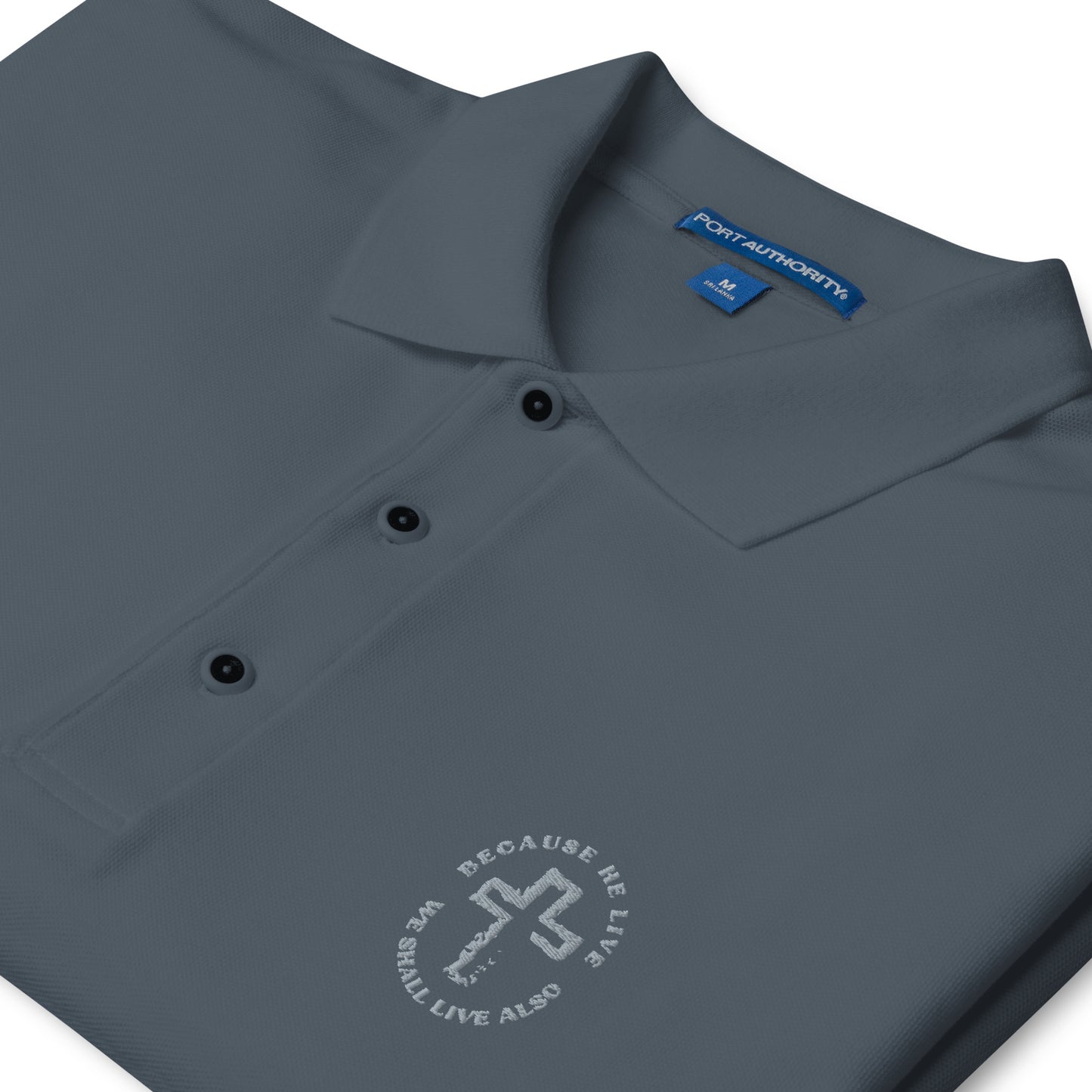 Because He Lives - Men's Premium Polo