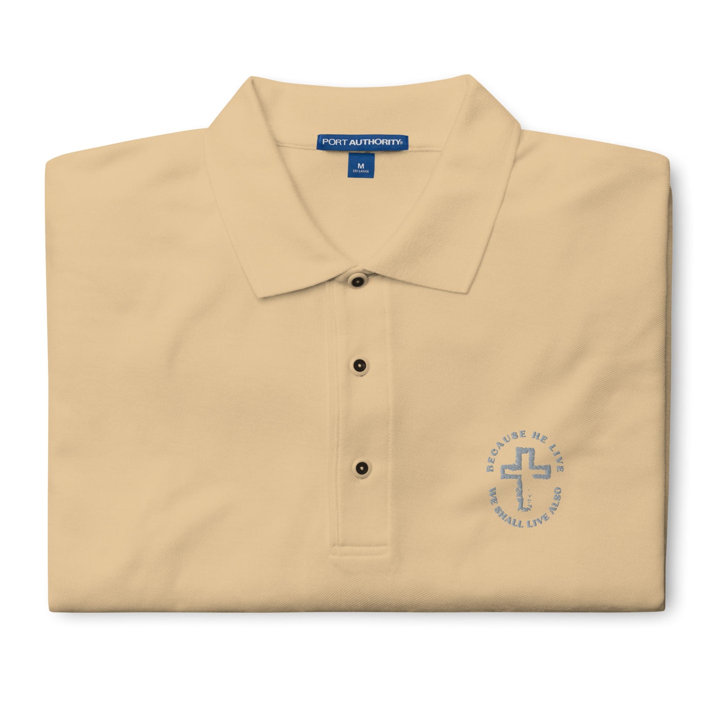 Because He Lives - Men's Premium Polo