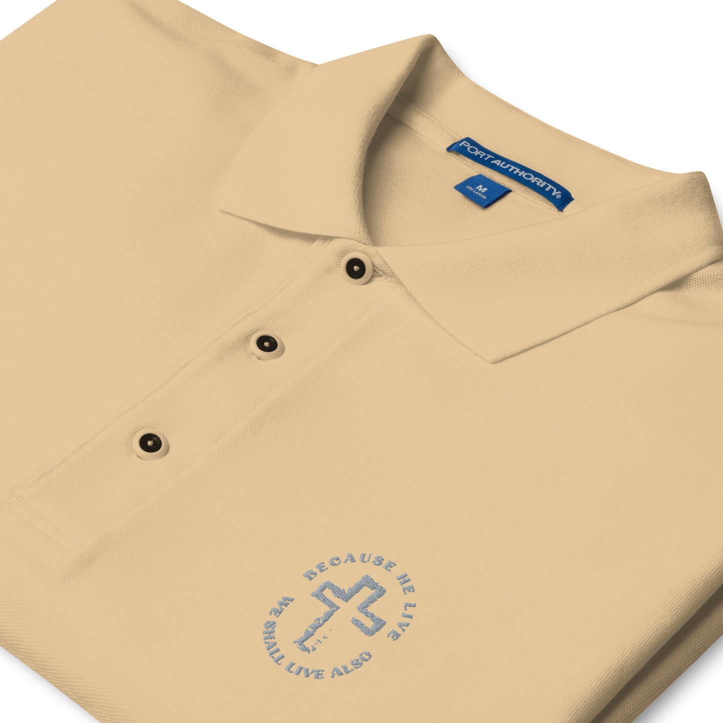 Because He Lives - Men's Premium Polo