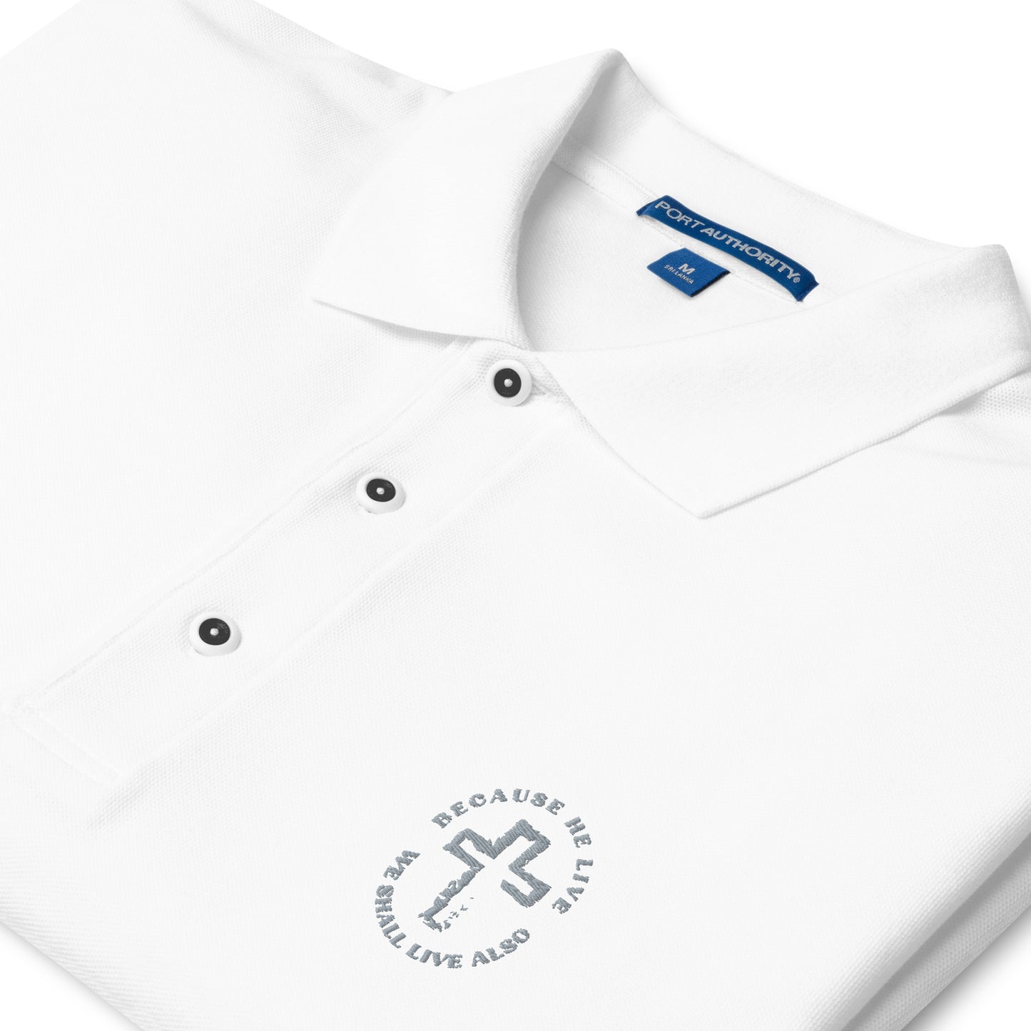 Because He Lives - Men's Premium Polo