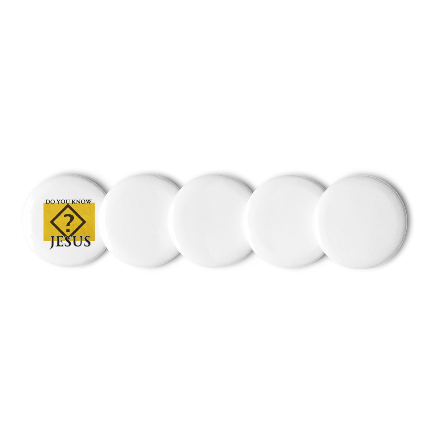 Do You Know Jesus Set of pin buttons