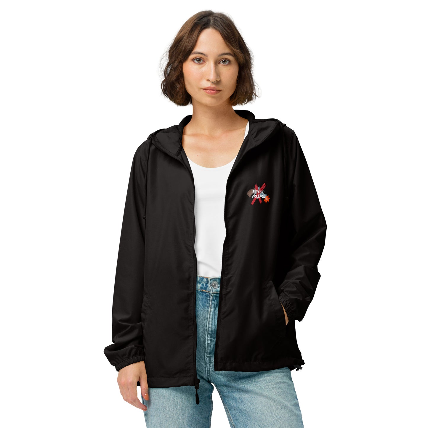 Boycott Violence Windbreaker