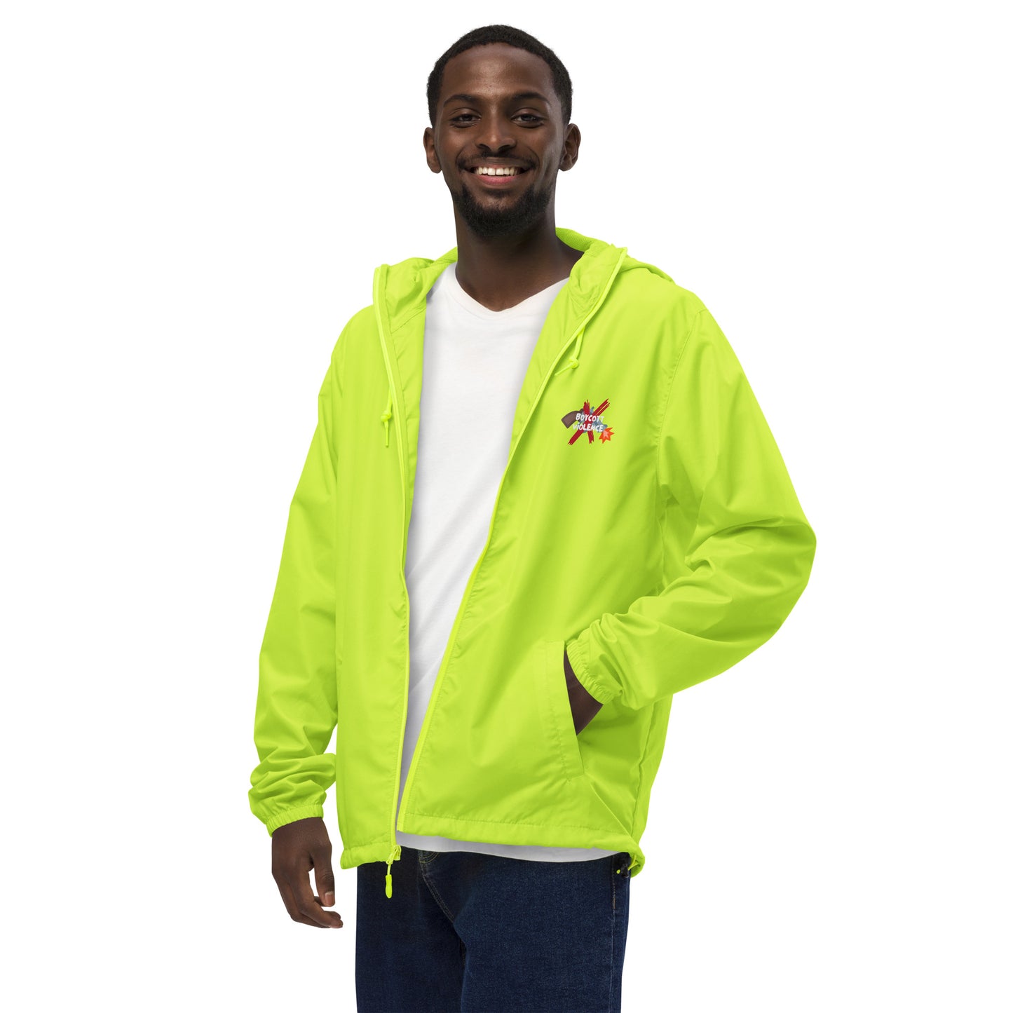 Boycott Violence Windbreaker