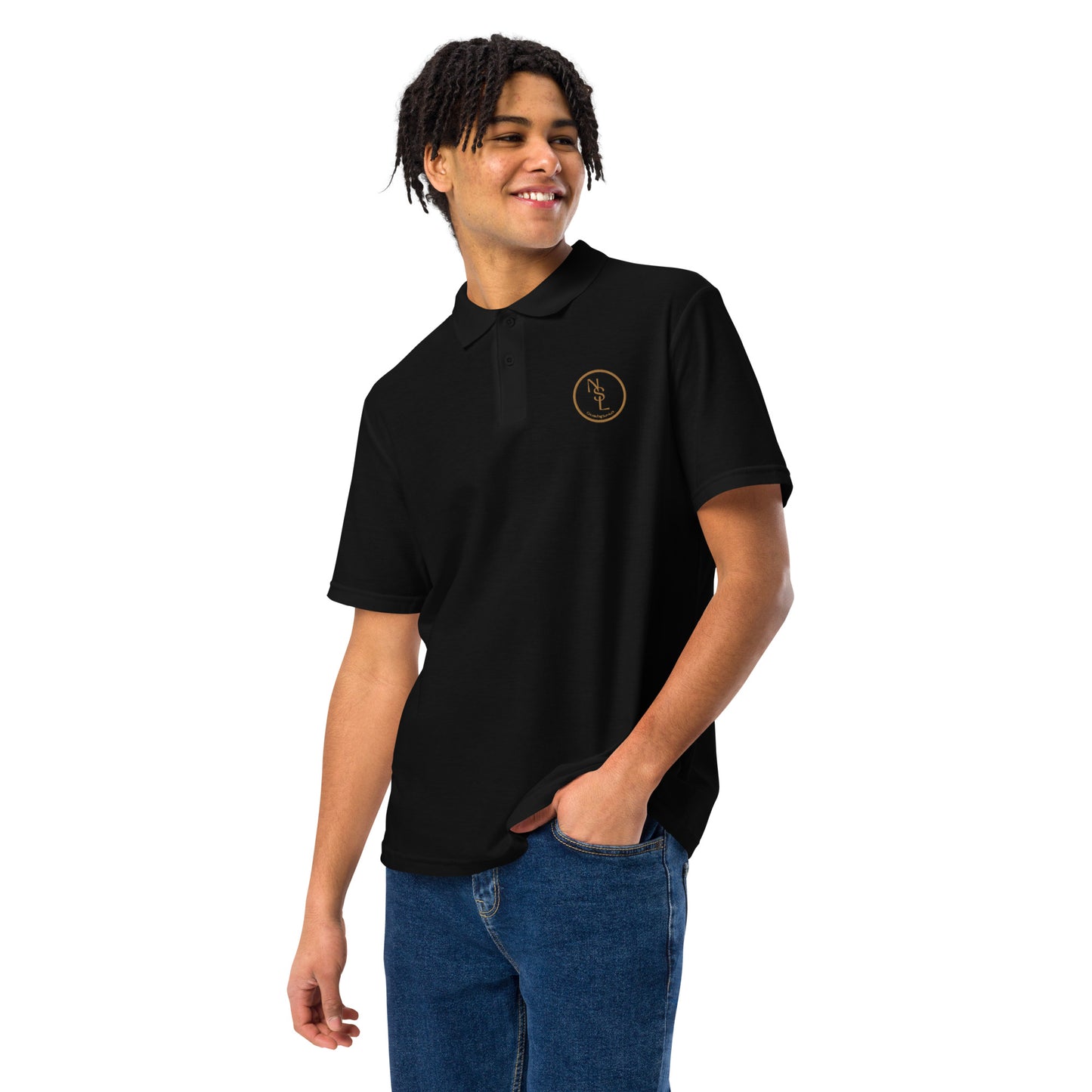 NSL Unisex pique polo shirt