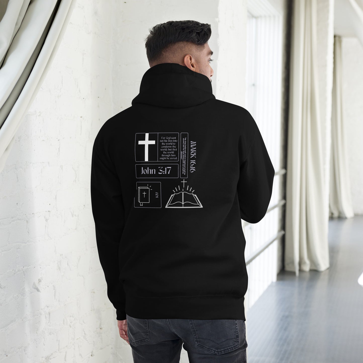 Black Jesus Unisex Hoodie
