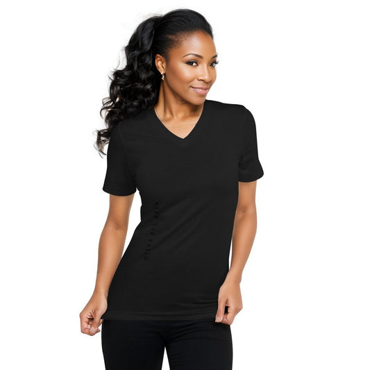 Keep the Faith Unisex Short Sleeve V-Neck T-Shirt