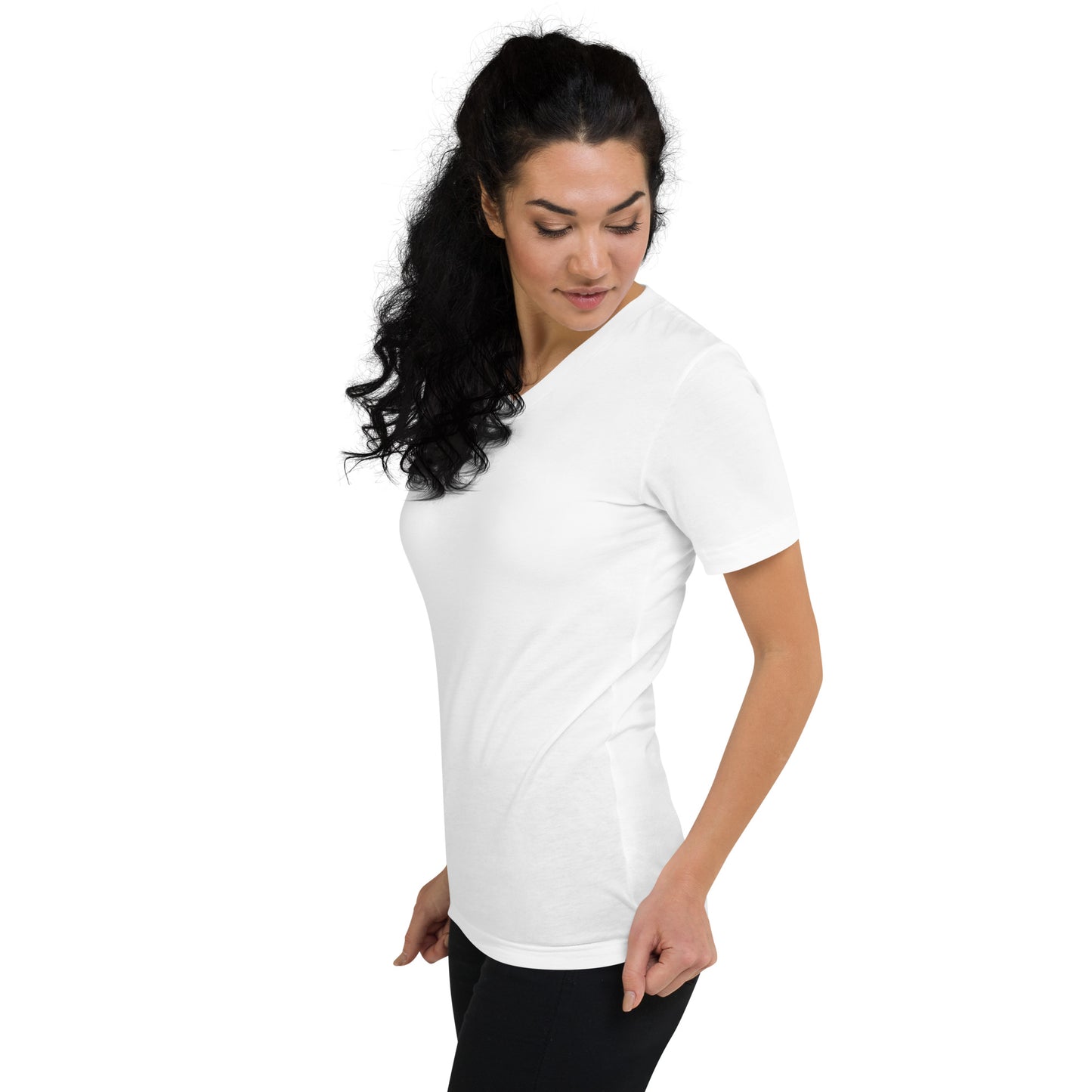 Keep the Faith Unisex Short Sleeve V-Neck T-Shirt