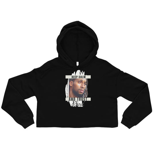 Black Jesus Crop Hoodie
