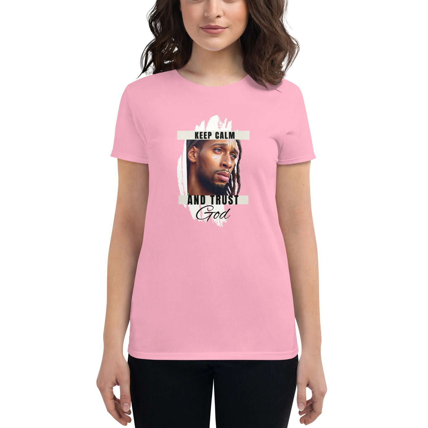 Women's short sleeve Black Jesus t-shirt