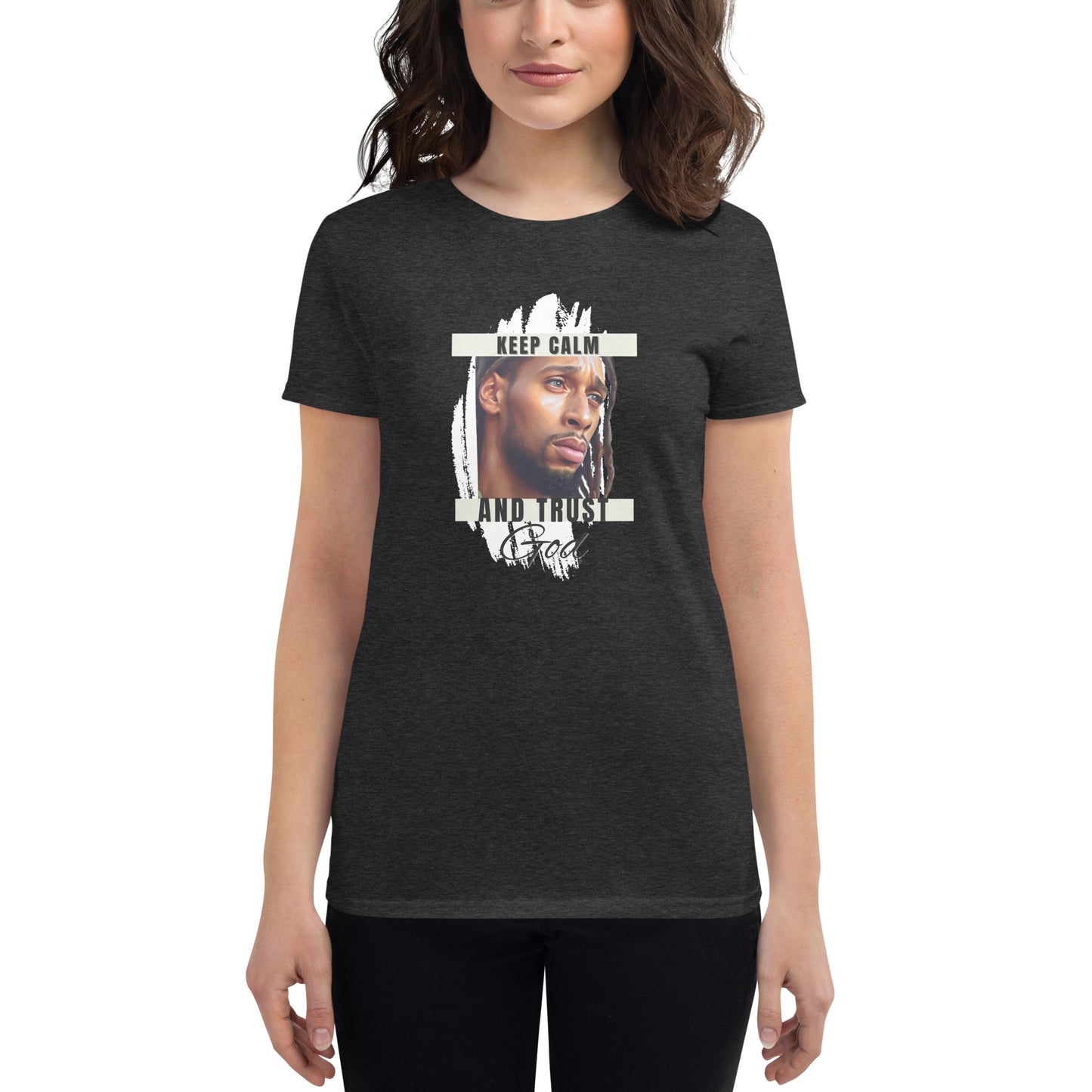 Women's short sleeve Black Jesus t-shirt
