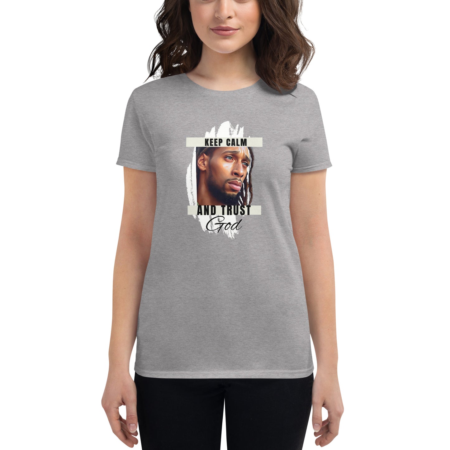 Women's short sleeve Black Jesus t-shirt