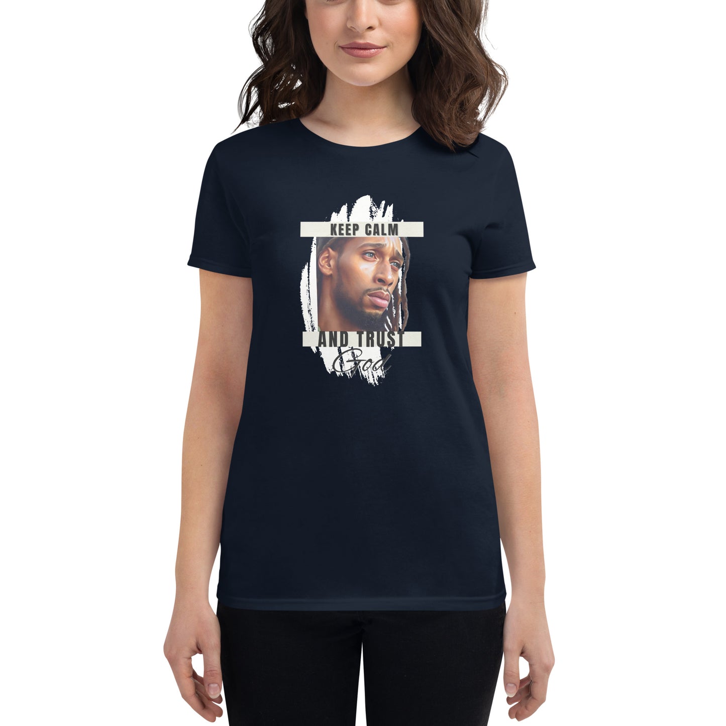 Women's short sleeve Black Jesus t-shirt