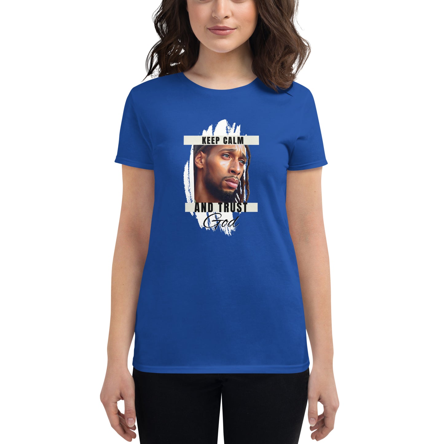 Women's short sleeve Black Jesus t-shirt