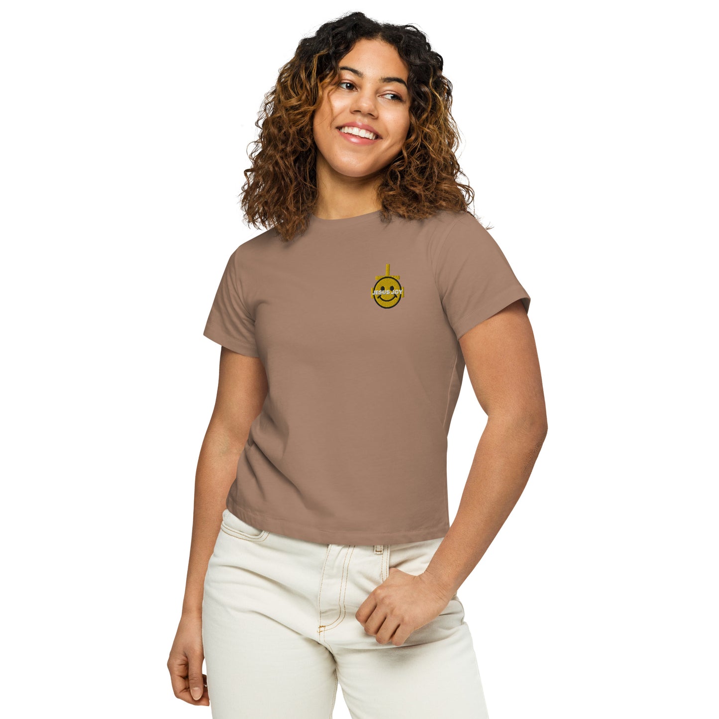 Jesus Joy - Women’s high-waisted t-shirt