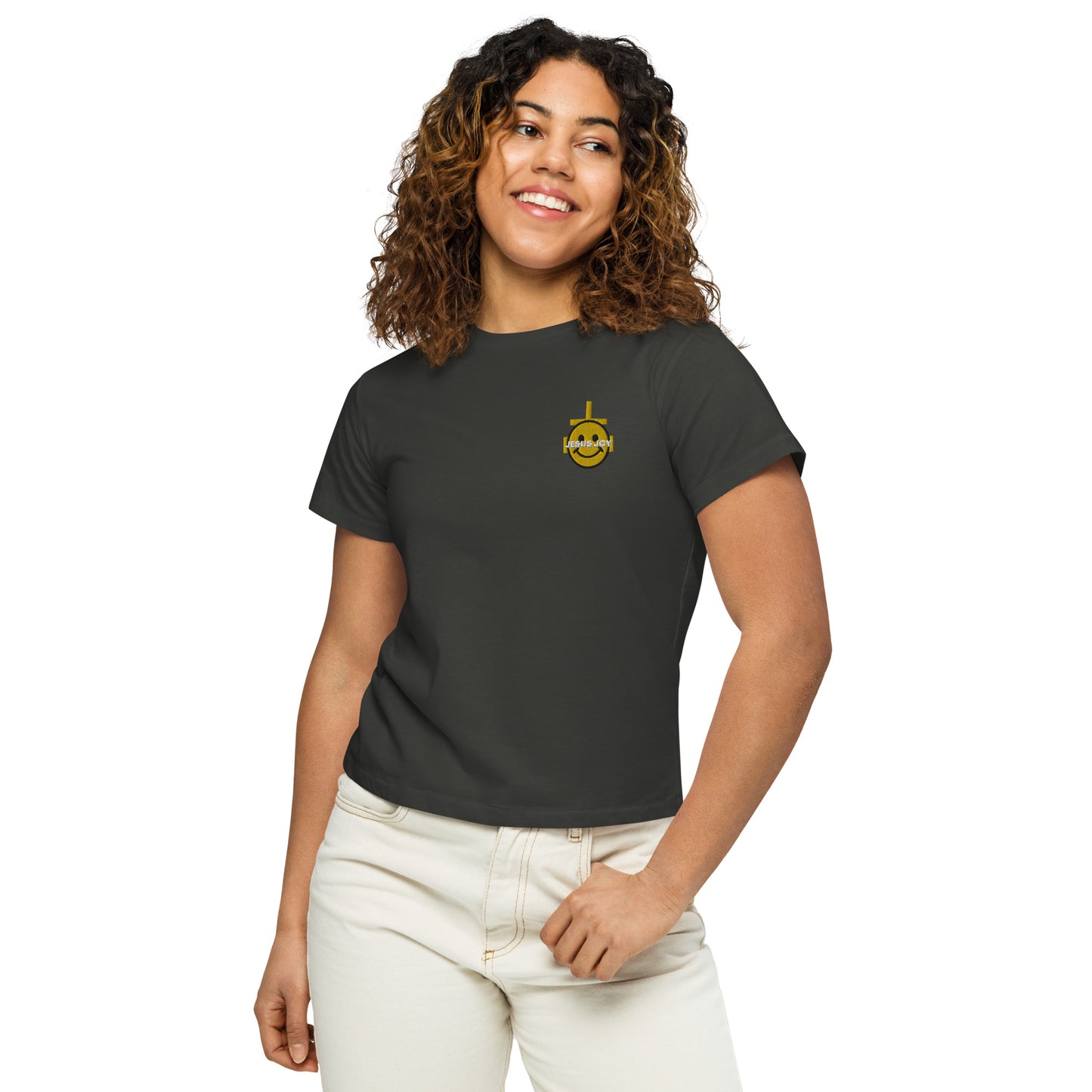 Jesus Joy - Women’s high-waisted t-shirt