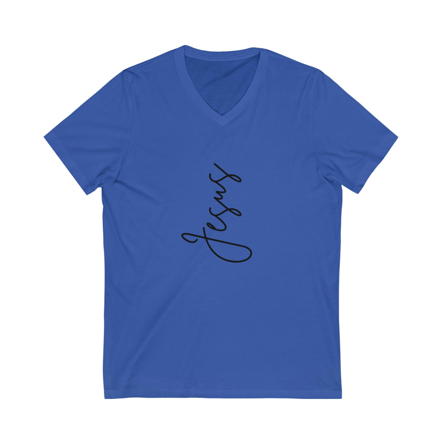 Jesus Jersey Short Sleeve V-Neck Tee