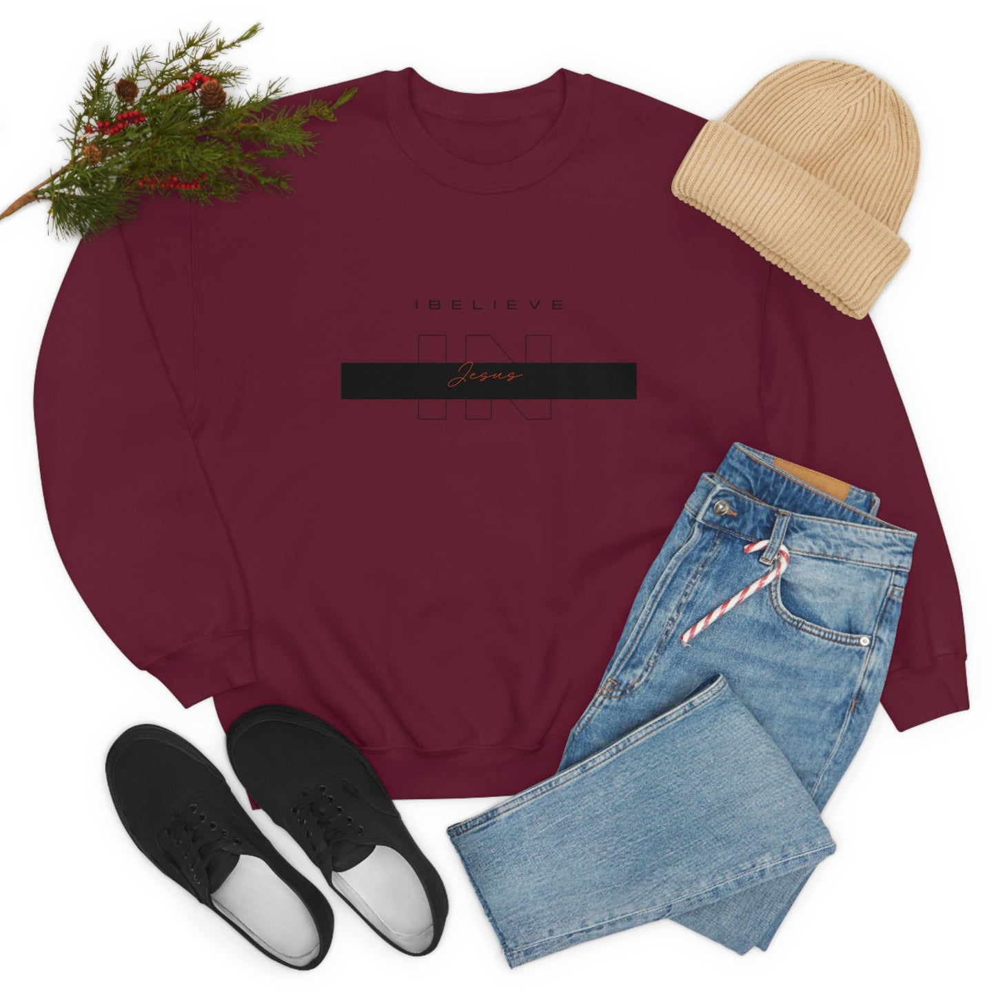 I Believe Unisex Heavy Blend™ Crewneck Sweatshirt