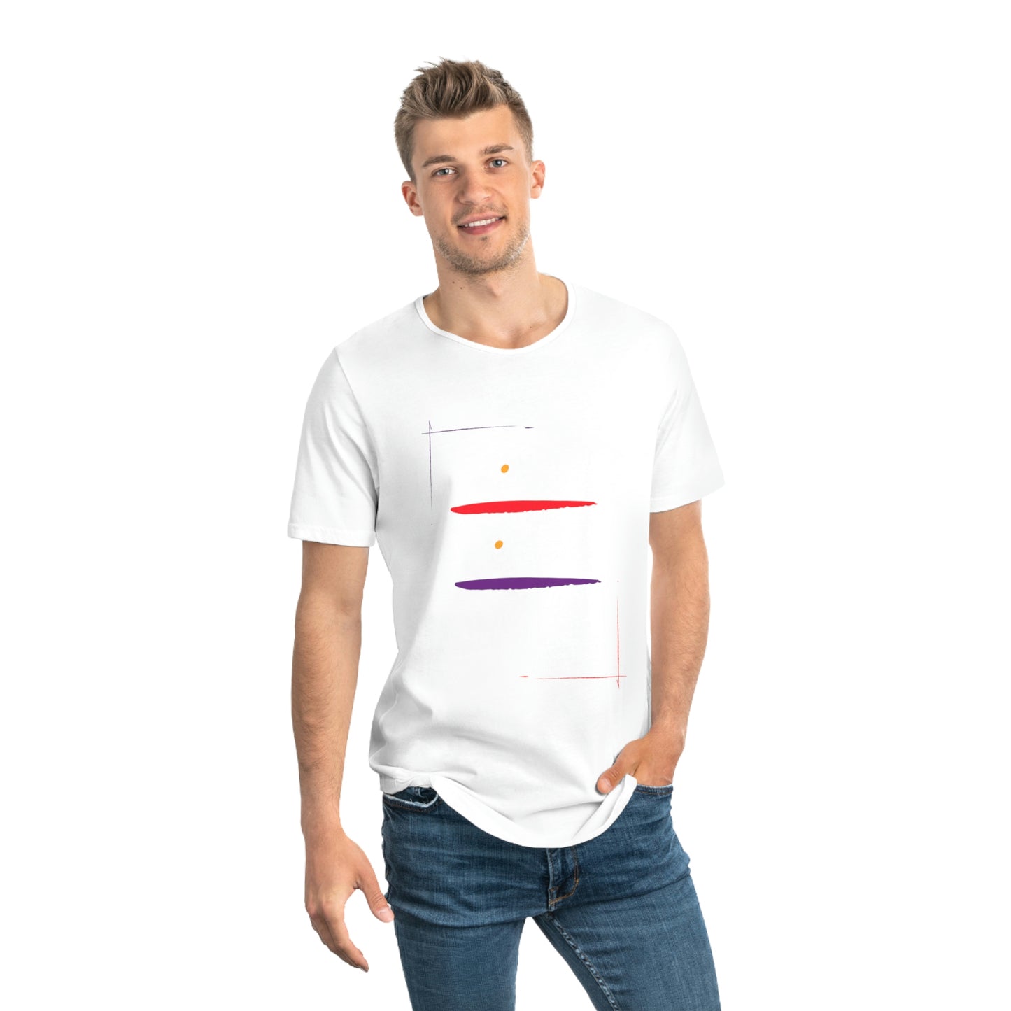 Men's Born to be Me Curved Hem Tee