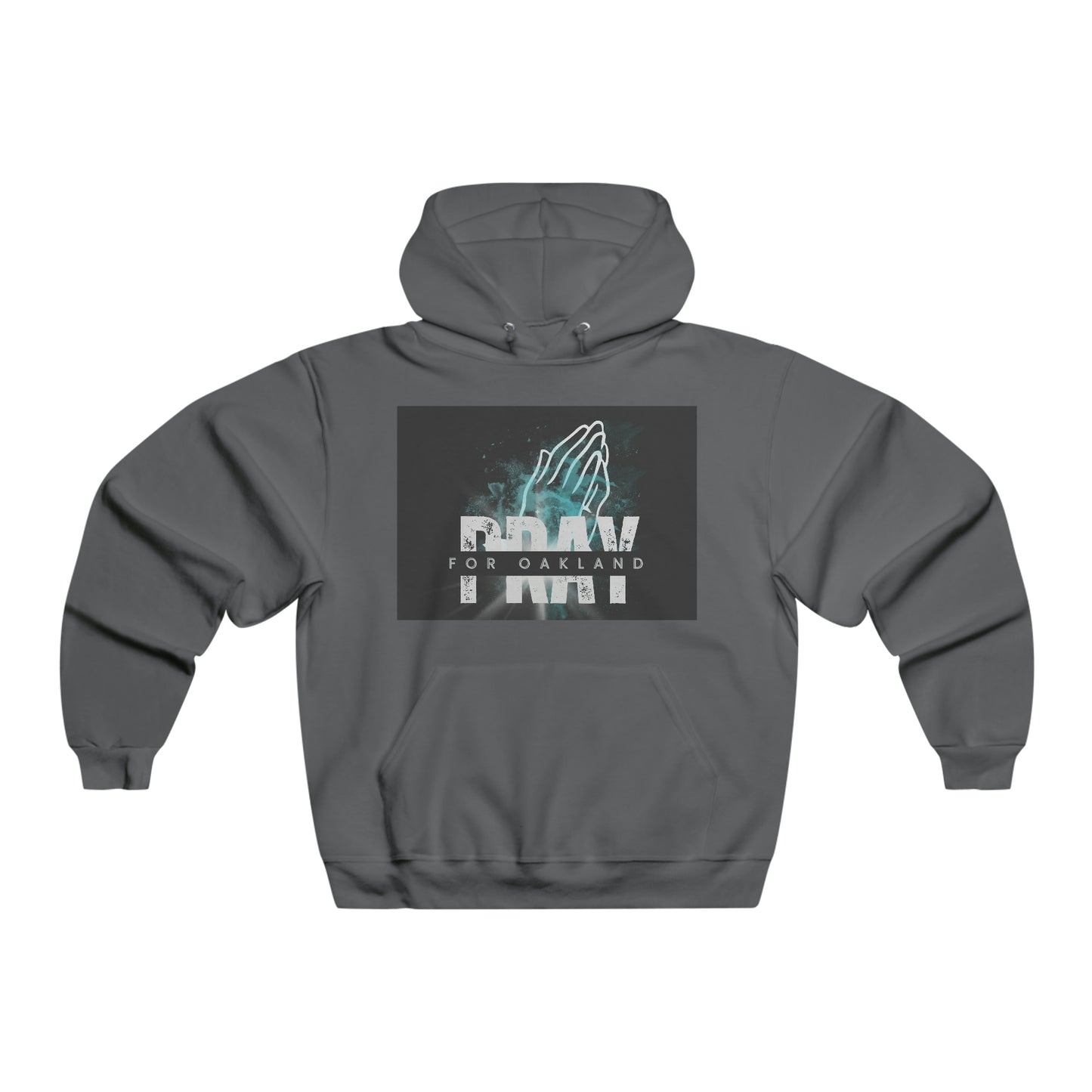Pray for Oakland Men's NUBLEND® Hooded Sweatshirt