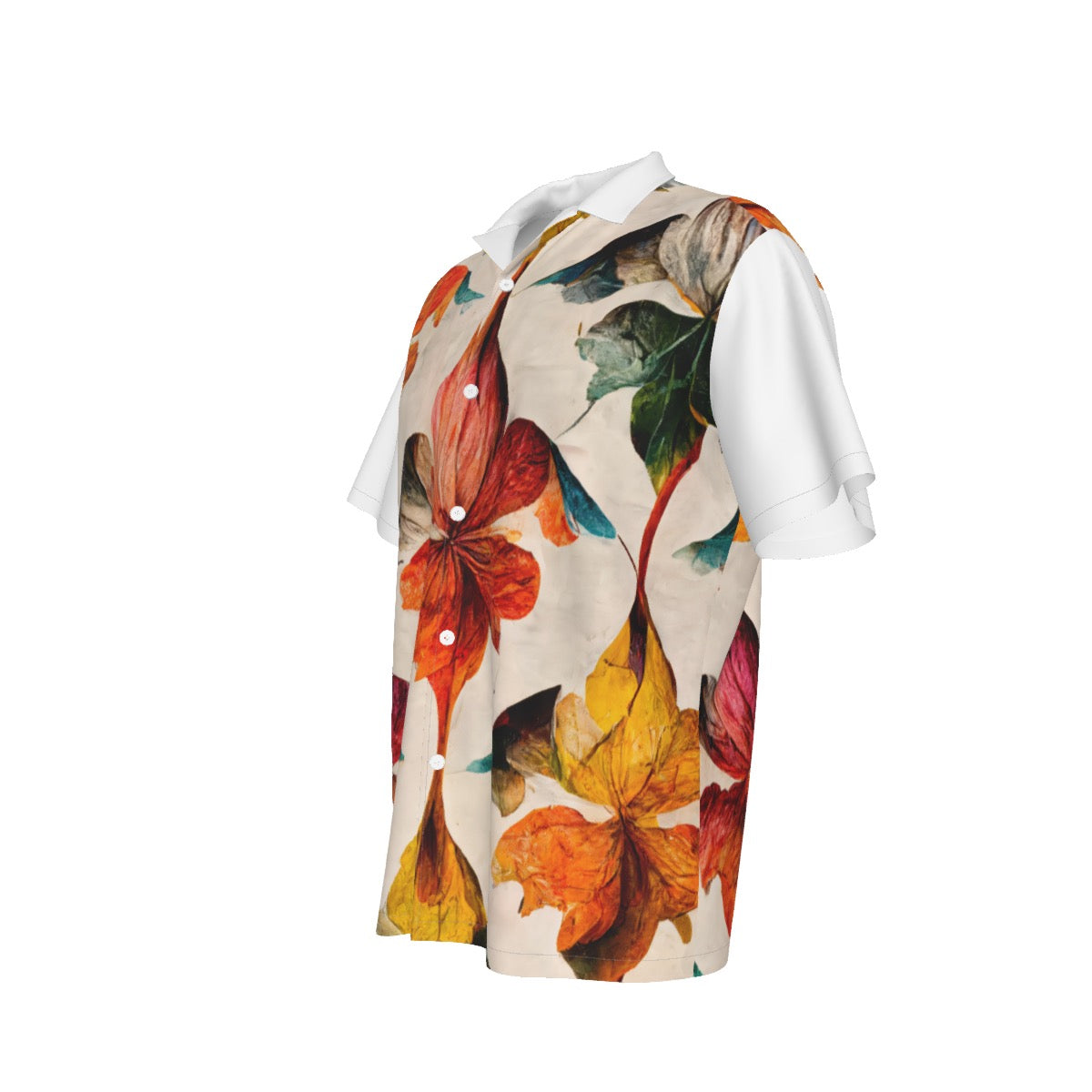 Men's Hawaiian Floral Print Shirt