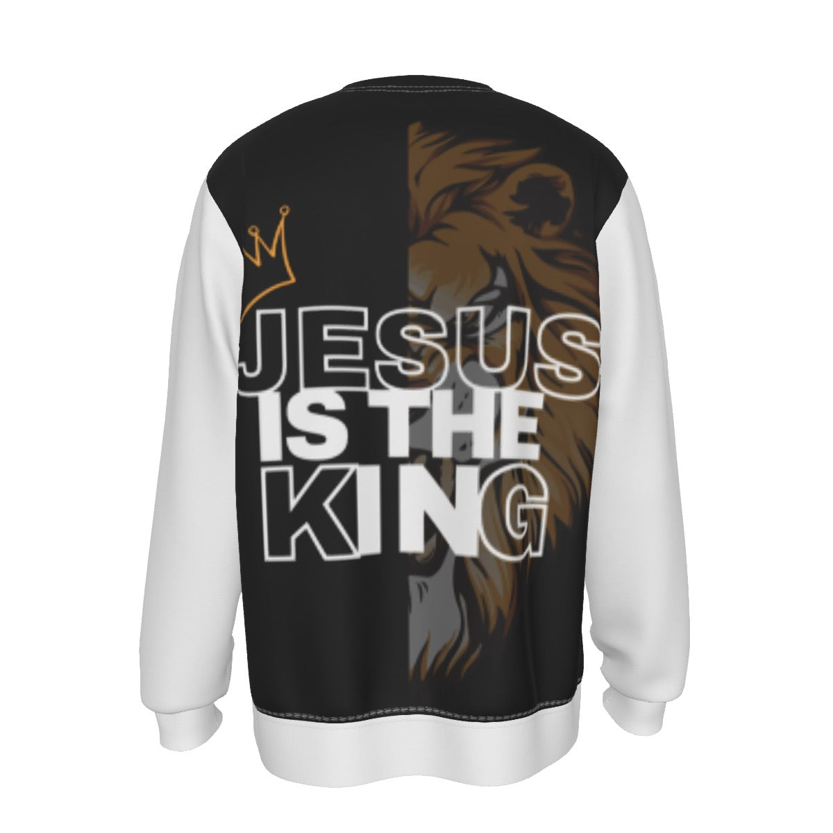 Men's Jesus King  Heavy Fleece Sweatshirt