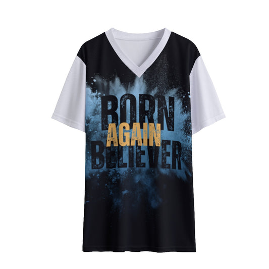 Kid's Born Again Believer V-neck T-shirt