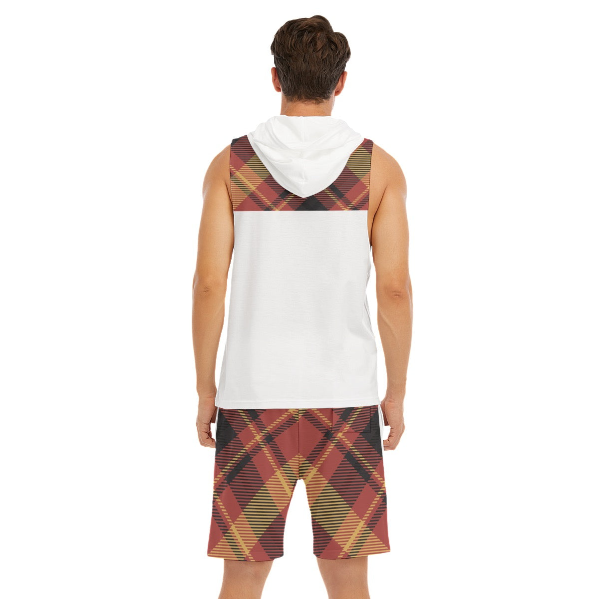Sleeveless Mens Summer Shorts Set
