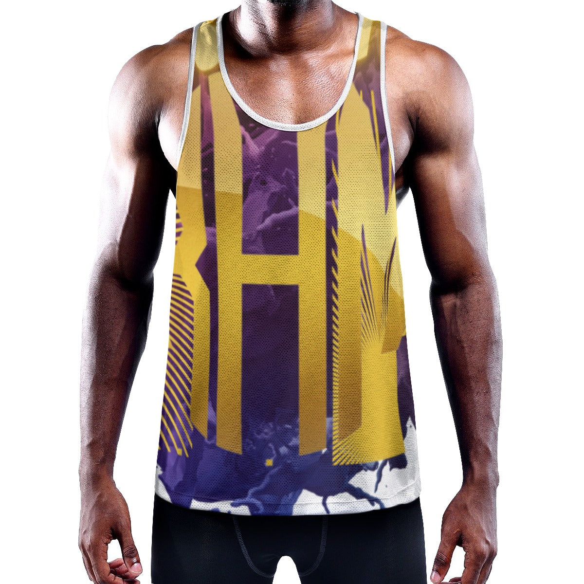 Men's Slim Y-Back RHM Muscle Tank Top